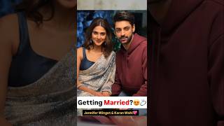 JENNIFER WINGET GETTING MARRIED WITH KARAN WAHI 😲? #shorts #jenniferwingetfans #shortsfeed