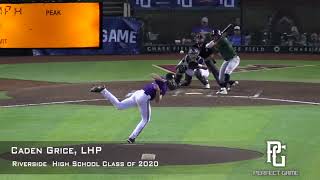 Caden Grice Prospect Video, LHP, Riverside High School Class of 2020 CF Angle