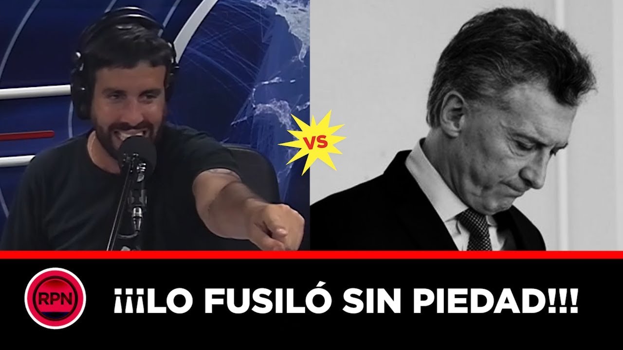 Azzaro SIN PIEDAD FUSILÓ CON TODO a Macri: 