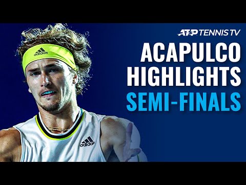 Tsitsipas faces Musetti; Zverev meets Koepfer | Acapulco 2021 Semi-Final Highlighs