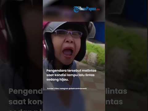 Terobos Lampu Merah, Pasutri Terlibat Cekcok Usai Tabrakan