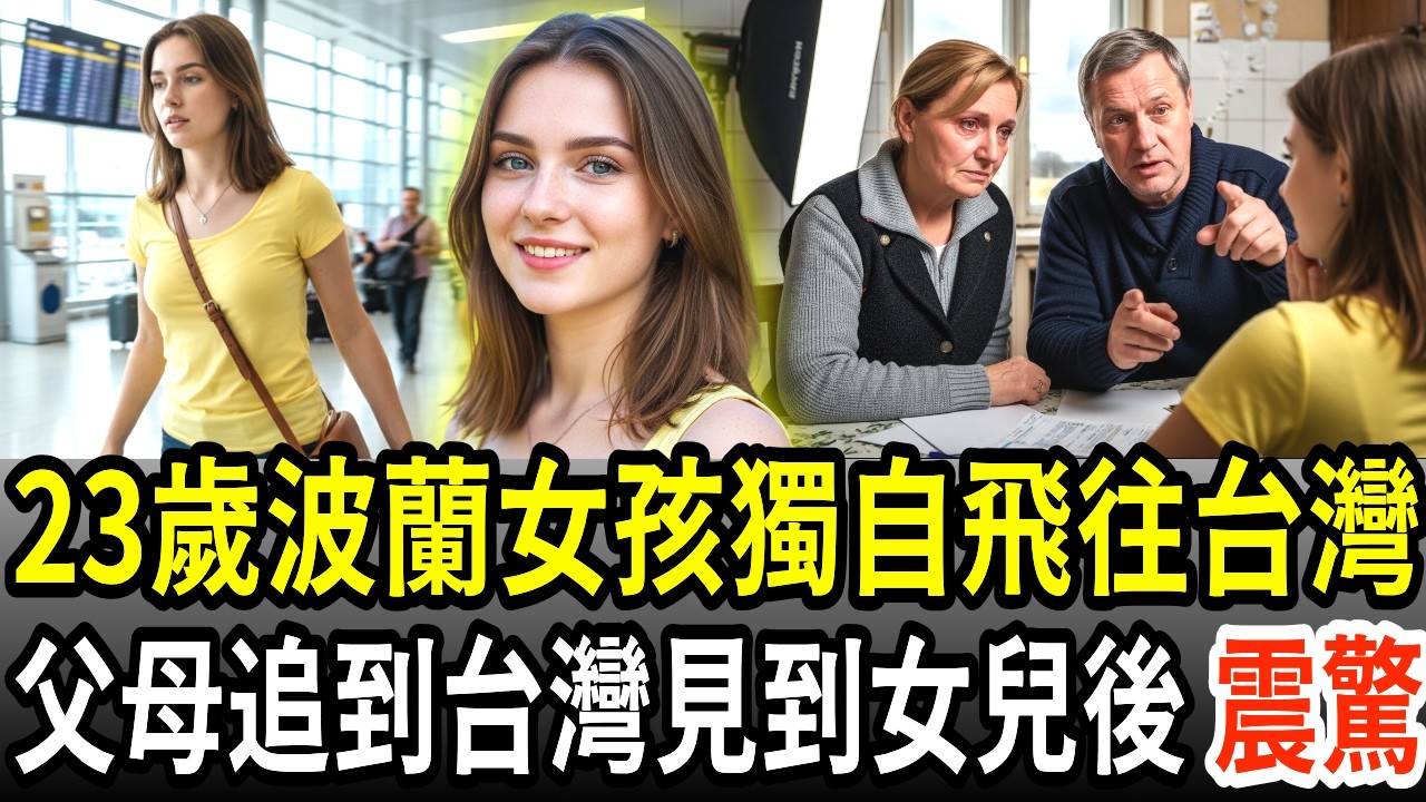 23歲波蘭女孩跟父母說要去台灣,好不容易獲准後,父母來台卻震驚說出這句話