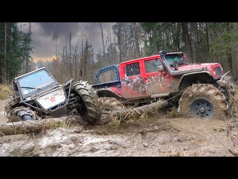 НА ВСЕ ДЕНЬГИ Оффроуд МОНСТРЫ на бездорожье Jeep, Багги БТР и Царь Нива