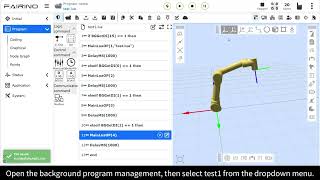 FR Robot Backend Program Usage