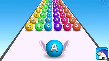 Letter Roll - Gameplay All Levels Android,ios game Mobile Game App New Update MAX LEVEL (Levels 6-7)