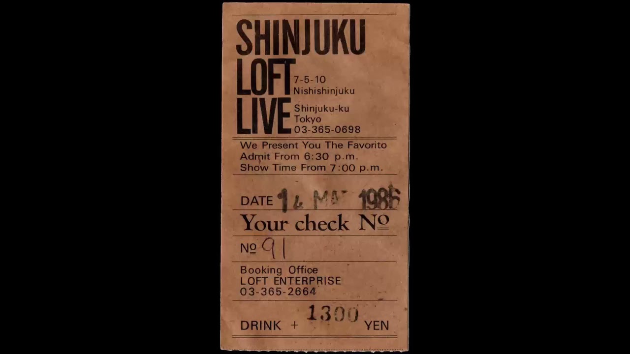 G-Schmitt Live (1986.03.14 Shinjuku LOFT） - YouTube