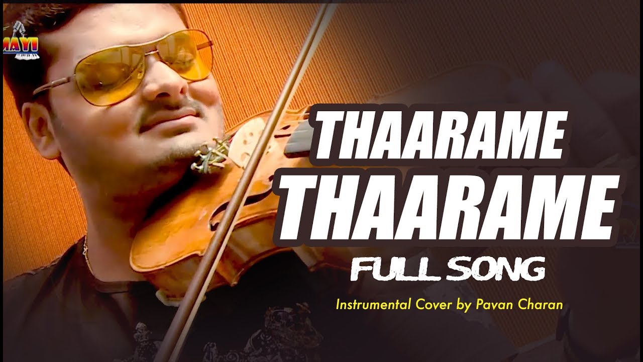 Sid Sriram Thaarame Thaarame Full Song  Instrumental Cover by FtPavan Charan    Ghibran 