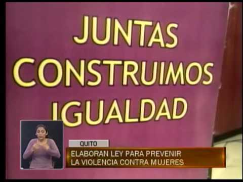 Elaboran ley para prevenir la violencia contra mujeres