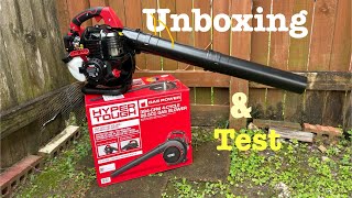 Hyper Tough 384 CFM 115 MPH 26.5cc 4-Cycle Gas Leaf Blower Unboxing