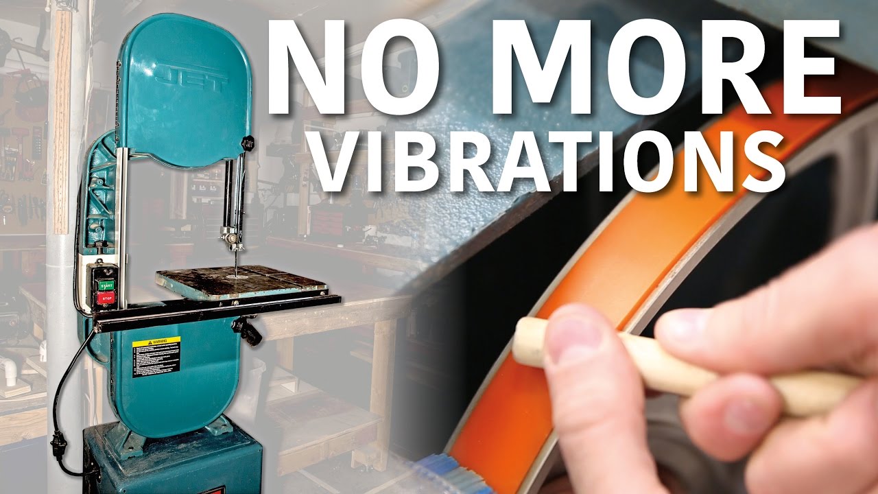 How To Reduce Bandsaw Vibration *BONUS* Adjusting for Blade Drift YouTube