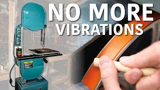 How To Reduce Bandsaw Vibration  *BONUS* Adjusting for Blade Drift