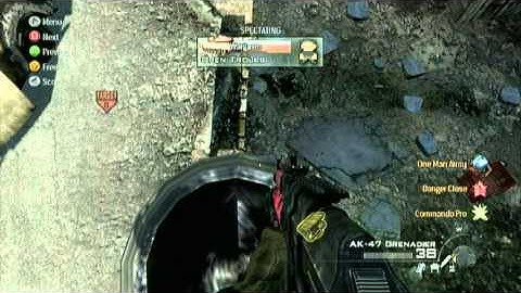 How to do a Claymore Bounce - MW2 (Favela)