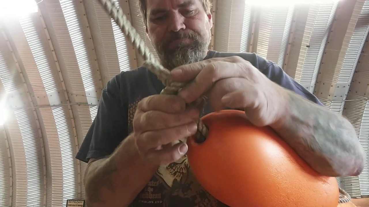 How To Put A Rope On A New Buoy Youtube