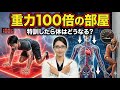 もしも本当にドラゴンボールの重力100倍の部屋で特訓したらどうなるか？