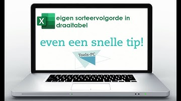 Snelle Korte Tip: eigen sorteervolgorde in draaitabel