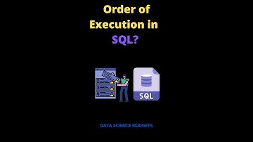 Order of execution in SQL #data science #SQL
