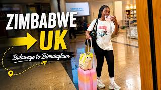 Bulawayo to Birmingham 🇿🇼✈️🇬🇧 | Zimbabwe to UK Travel Day Vlog