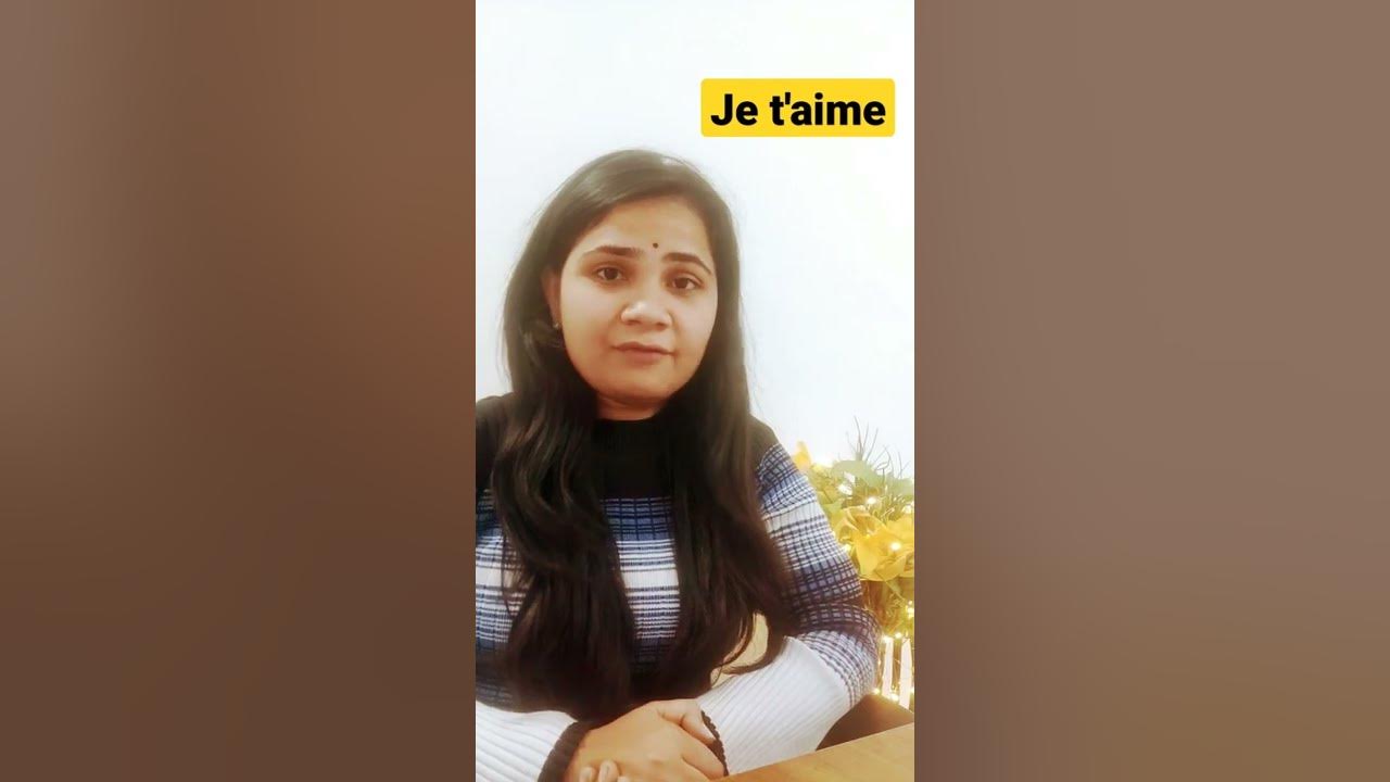 How to say"I love u" in frenchLearn french step by stepLearn french with surbhiShortsReals
