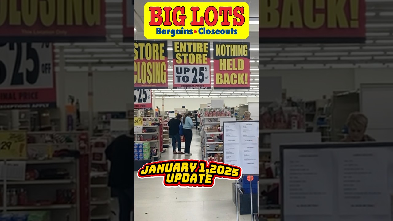 Big Lots January 1, 2025 Update | Will it Survive The New Year 