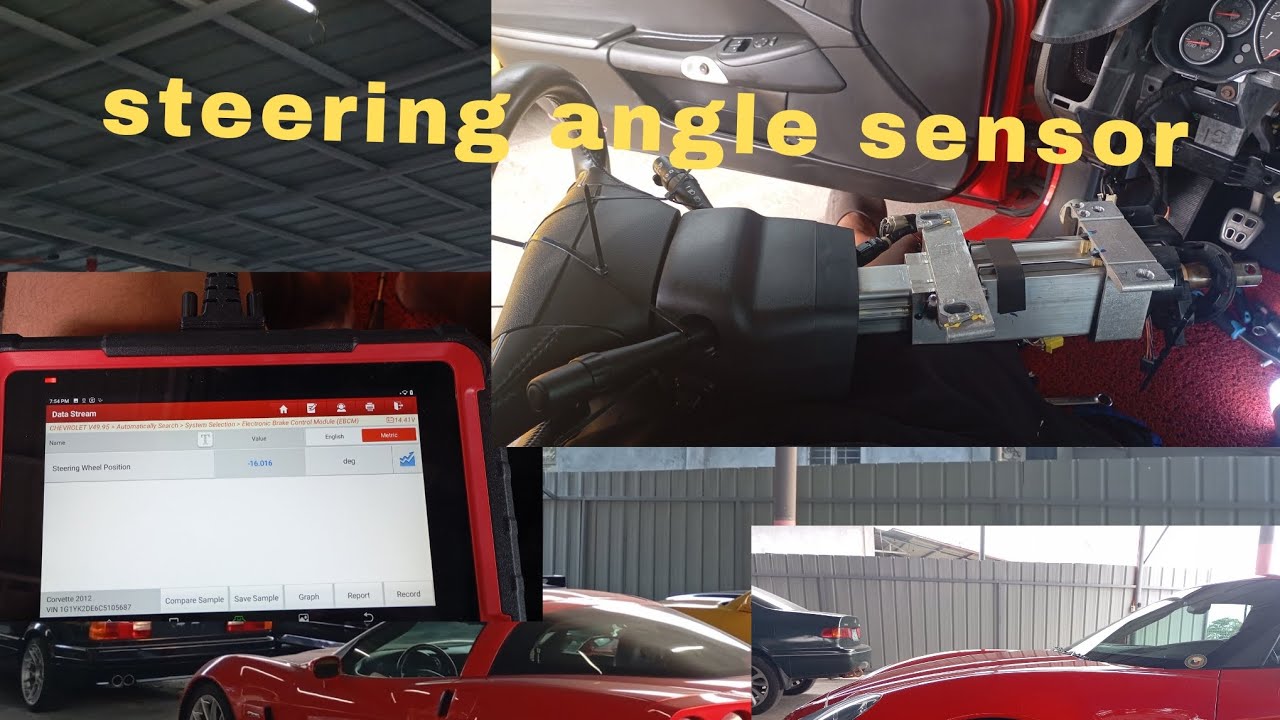 Corvette Z06 Steering column and angle sensor