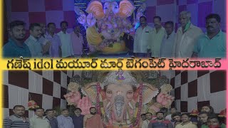 GANESH  SONG || GANESH IDOLS 2021 ||   BEGUMPET MAYURI MARG HYDERABAD ...