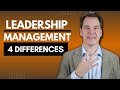 Leadership vs management 4 key differences