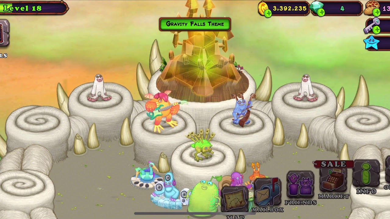 My Singing Monsters Gravity Falls