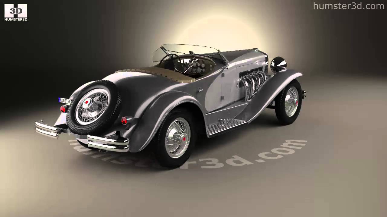 Duesenberg SSJ Roadster 1935 3D model by 3DModels.org