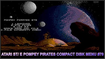Atari STe Pompey Pirates Compact Games Music Menu #79  - Love them YM Chiptunes