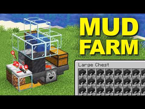 How to Build an EASY Mud Farm in Minecraft