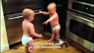 Download lagu The Talking Twin Babies, Translated