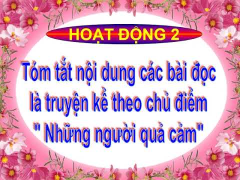 Tuần 28 (05/05/2020) - Khối 4 - Môn Tiếng Việt - Bài: Ôn tập giữa HK II (tiết 5)