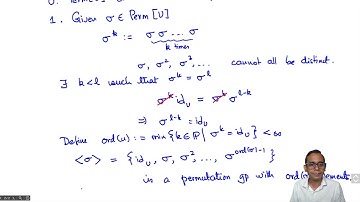 Permutation Groups