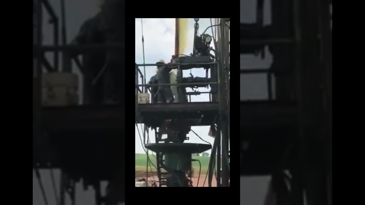 Crazy oil blowout 