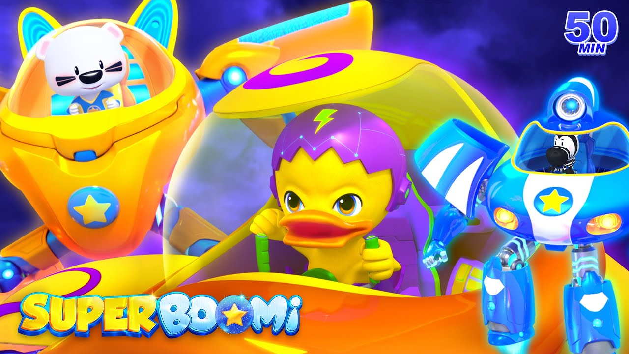 Battle in the Futuristic Cyber World!⚡| Robot | Kids Cartoons & Adventures | Super BOOMi