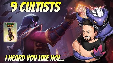 9 Cultist - I heard you liked Hand of Justice...| TFT Fates | Teamfight Tactics