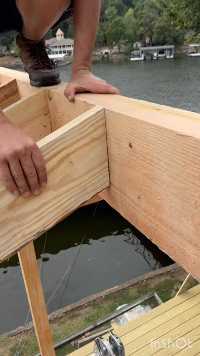 roof rafters #diy #wood #addition