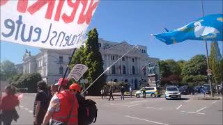 Erste Mai Demo 2026 bis zum Fischmarkt.