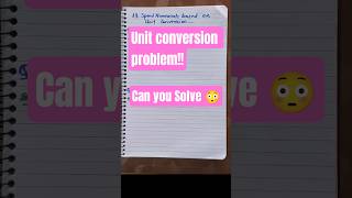 Speed Unit conversion numericals | #science #speed #education #viralshorts