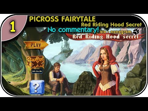 01 = PICROSS FAIRYTALE - NONOGRAM: RED RIDING HOOD SECRET == NO COMMENTARY