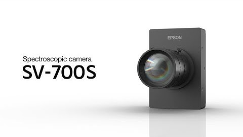 Spectroscopic camera SV-700S promotion video EN.ver