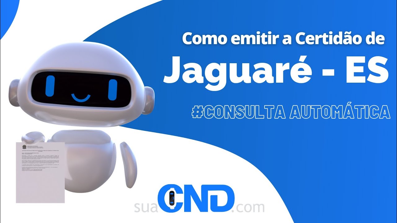 Capa do vídeo: como emitir a certidão negativa municipal de Jaguaré