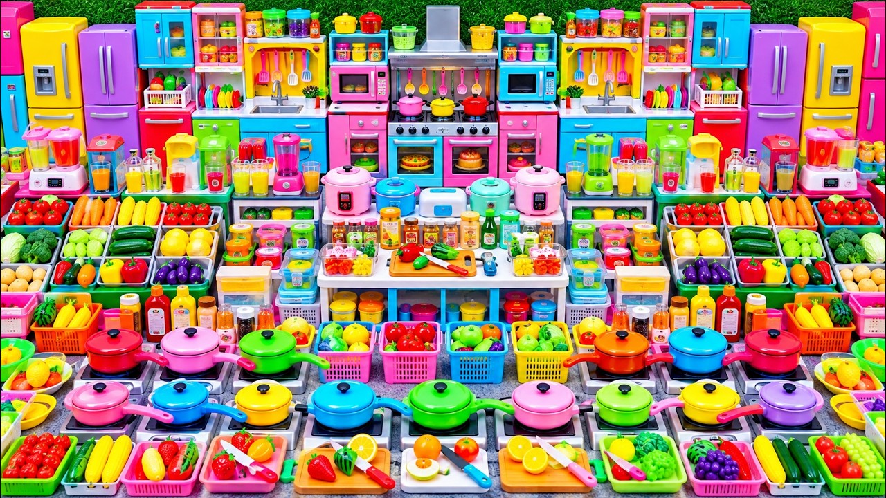 4:42 Mini Kitchen Set Collection for Dolls Playing | Unboxing Toys ...