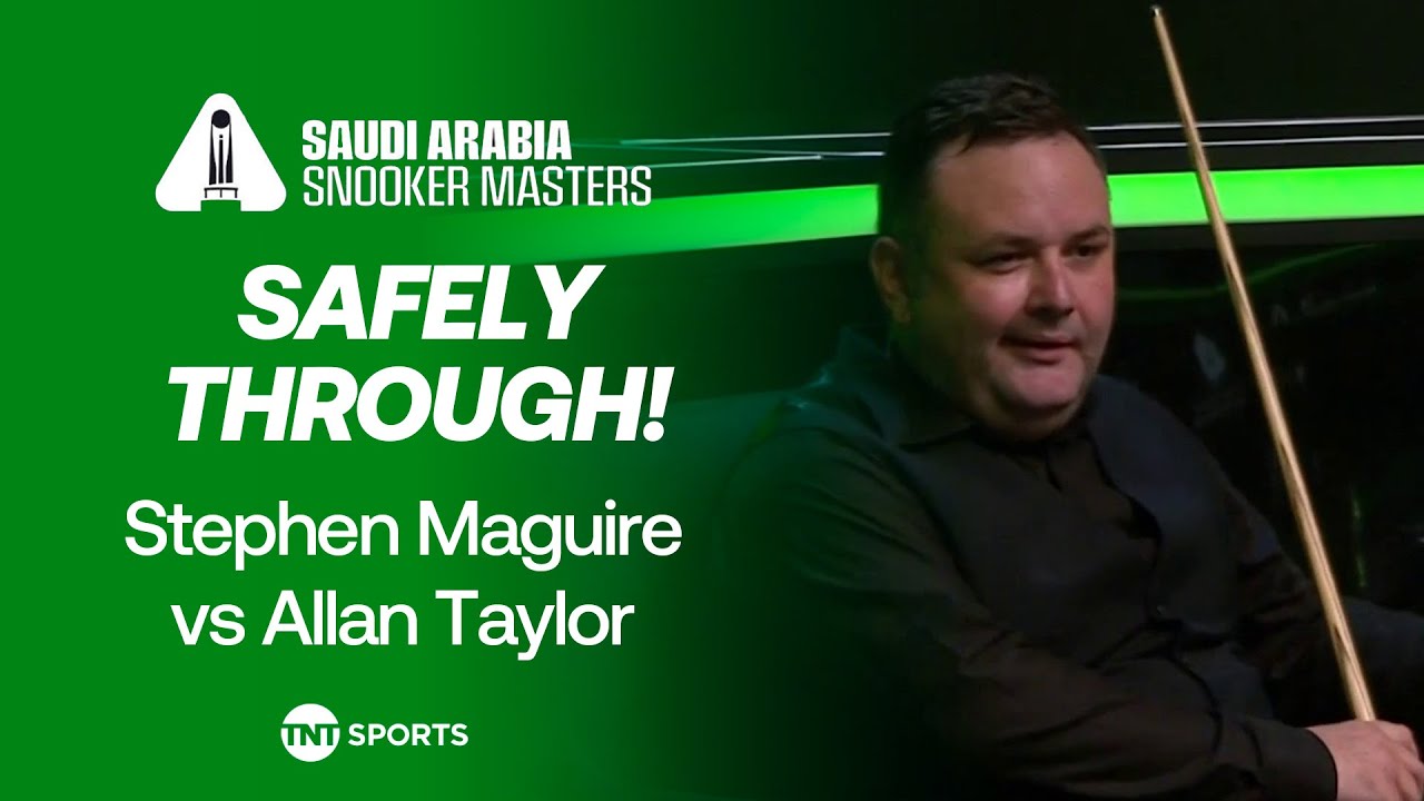 QUITE THE BATTLE! 🤝 | Stephen Maguire vs Allan Taylor | 2025 Saudi Arabia Masters Snooker Highlights
