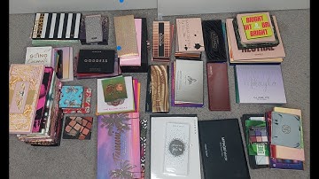 Eyeshadow Palette Collection/ Declutter: part 1(102 palettes) 2023