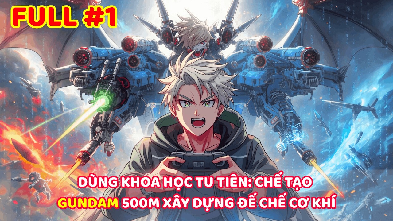 【 FULL #1 】DÙNG KHOA HỌC TU TIÊN: CHẾ TẠO GUNDAM 500M XÂY DỰNG ĐẾ CHẾ CƠ KHÍ