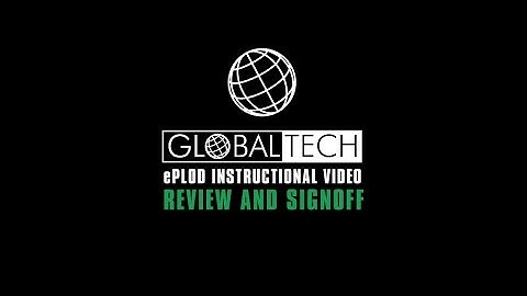 ePLOD Tutorial: PLOD Review & Signoff