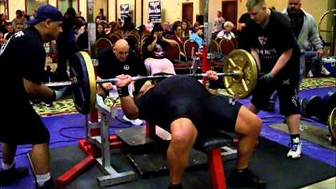 Alan Borden 275 Bench Press Only @ NASA Texas Stat...
