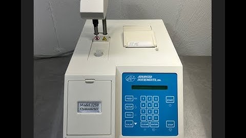 Advanced Instruments Model 3250 Single-Sample Osmometer