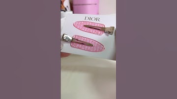 【2025秋コスメ】DIORのヘアクリップ可愛すぎる🩷#ディオール #購入品